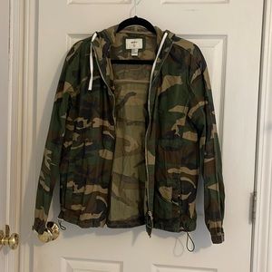 Camo bomber jacket